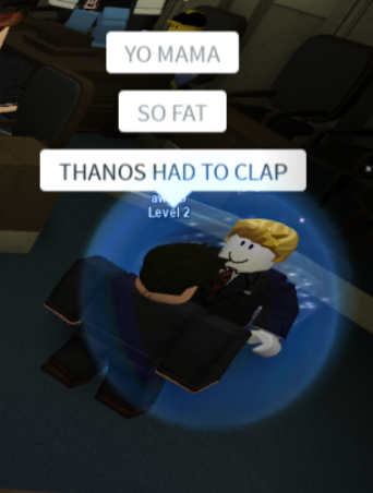 Roblox Thanos meme