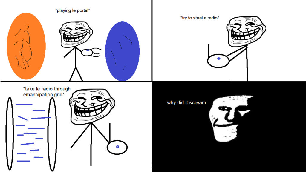 cursed troll face meme 3